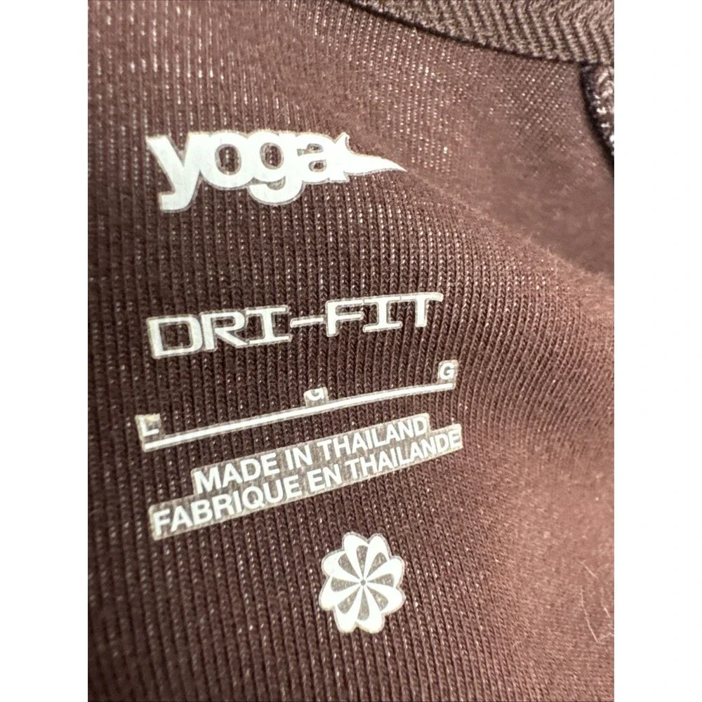 Nike Yoga Dri-FIT Full Zip Hoodie Men’s L Dark Beetroot CU6260-203